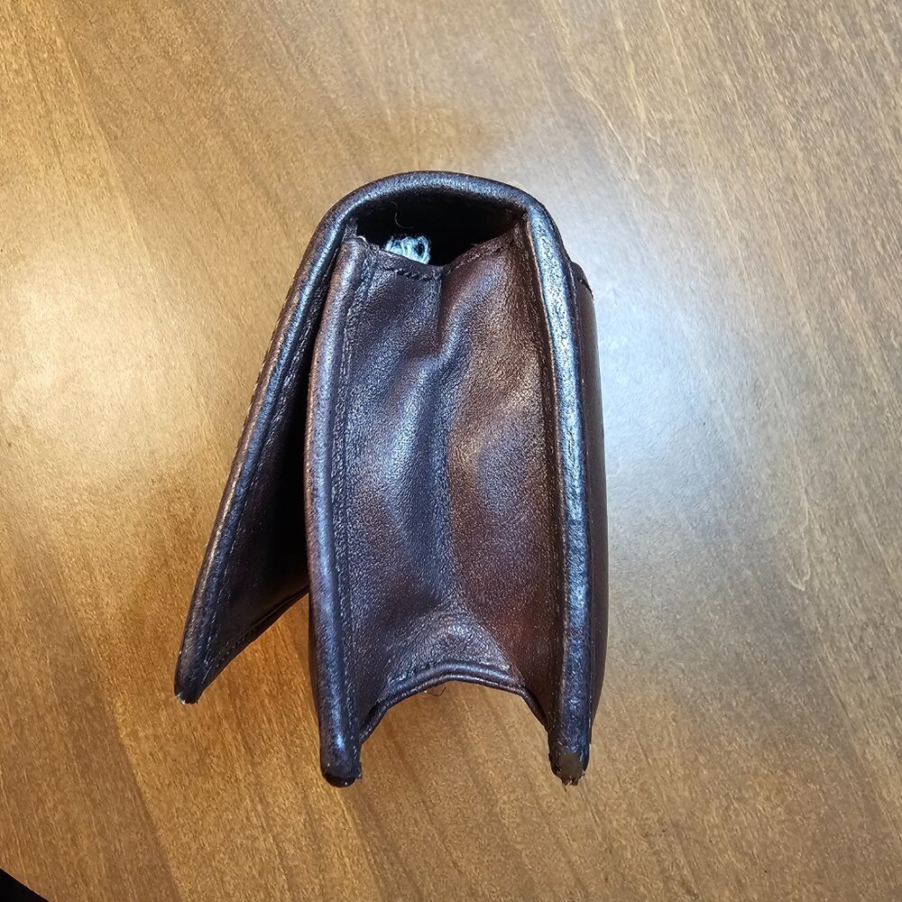 Coach Vintage Leather Key Chain Wallet Brown - Picture 5 of 8